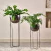Nkuku Home Accessories Endo Reclaimed Iron Planter Stand 2 Nkuku Home Accessories Endo Reclaimed Iron Planter Stand