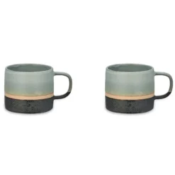 Nkuku Enesta Dipped Mug - Dusty Blue (Set Of 2)