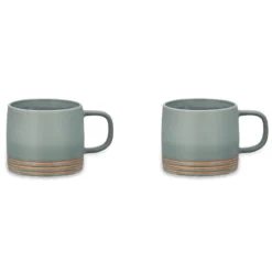 Nkuku Enesta Line Mug - Dusty Blue (Set Of 2) Tableware 10 Nkuku Enesta Line Mug - Dusty Blue (Set Of 2) Tableware