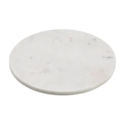 Nkuku Esa Marble Table Mat - White Table Accessories