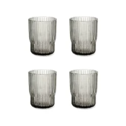 Nkuku Fali Tumbler - Smoke (Set Of 4)