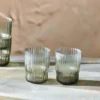 Nkuku Fali Tumbler - Smoke (Set Of 4)