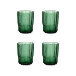 Nkuku Fali Tumbler - Teal (Set Of 4) Tableware