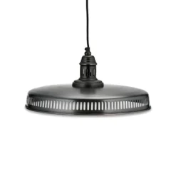 Nkuku Gabra Iron Flat Pendant - Large