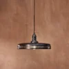 Nkuku Gabra Iron Flat Pendant - Large