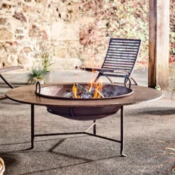 Nkuku Halali Kadai Fire Pit With Surround