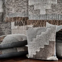 Nkuku Home Accessories Harti Block Design Cushion Cover