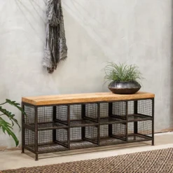 Nkuku Hasa Industrial Storage Bench