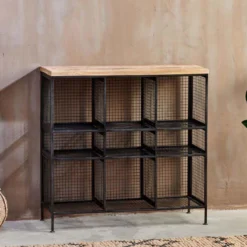 Nkuku Hallway & Bootroom Hasa Open Shelf Unit