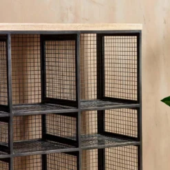 Nkuku Hallway & Bootroom Hasa Open Shelf Unit 12 Nkuku Hallway & Bootroom Hasa Open Shelf Unit