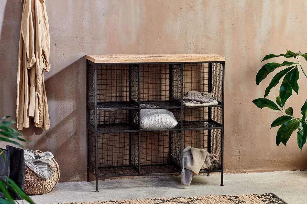 Nkuku Hallway & Bootroom Hasa Open Shelf Unit 3 Nkuku Hallway & Bootroom Hasa Open Shelf Unit