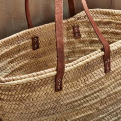 Nkuku Hasani Moroccan Shopper - Long Handles Soft Furnishings