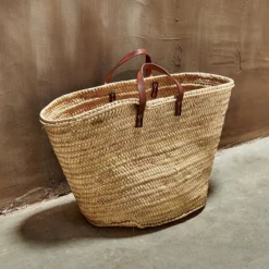 Nkuku Hasani Moroccan Shopper - Short Handles Soft Furnishings