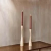 Nkuku Home Accessories Himba Mango Wood Candlestick