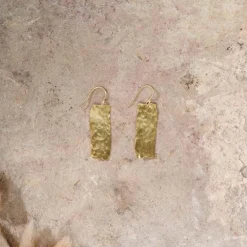 Nkuku Huron Hammered Earrings Eco-Friendly Gifts