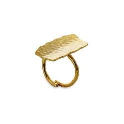 Nkuku Huron Hammered Ring Band Eco-Friendly Gifts