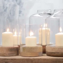 Nkuku Idha Hurricane Lantern - Tapered