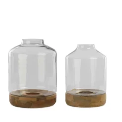 Nkuku Idha Hurricane Lantern - Tapered