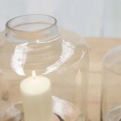 Nkuku Idha Hurricane Lantern - Tapered