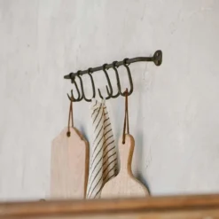 Nkuku Ikoma Hook Set - Antique Black