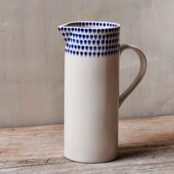 Nkuku Tableware Indigo Drop Jug