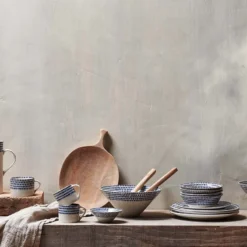 Nkuku Tableware Indigo Drop Jug