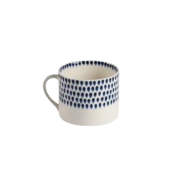 Nkuku Indigo Drop Large Mug (Set Of 2) Tableware