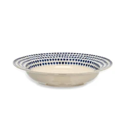 Nkuku Indigo Drop Pasta Bowl