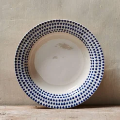 Nkuku Indigo Drop Pasta Bowl