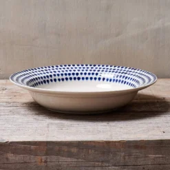 Nkuku Indigo Drop Pasta Bowl