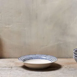 Nkuku Indigo Drop Pasta Bowl