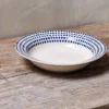 Nkuku Indigo Drop Pasta Bowl