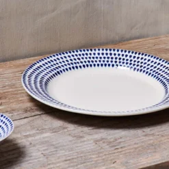 Nkuku Indigo Drop Plates