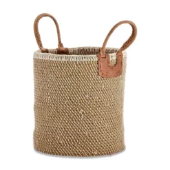 Nkuku Indra Coil Basket - Natural Soft Furnishings