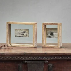 Nkuku Indu Standing Wooden Frame - Mango Wood Home Accessories