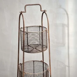 Nkuku Inkollu Three-Tiered Storage Stand Kitchen