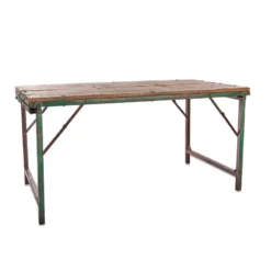 Nkuku Ishan Reclaimed Folding Dining & Coffee Table Living Room
