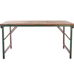 Nkuku Ishan Reclaimed Folding Dining & Coffee Table Living Room