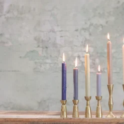 Nkuku Jahi Brass Candlestick Home Accessories