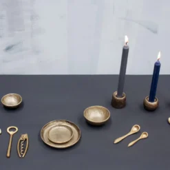 Nkuku Jahi Spoon Gift Set - Brushed Gold (Set Of 2) Tableware 8 Nkuku Jahi Spoon Gift Set - Brushed Gold (Set Of 2) Tableware