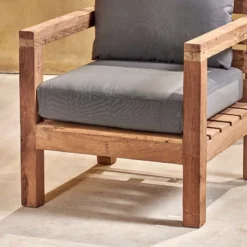 Nkuku Garden Furniture Jaisalmer Reclaimed Wood Armchair