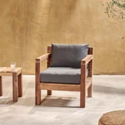 Nkuku Garden Furniture Jaisalmer Reclaimed Wood Armchair