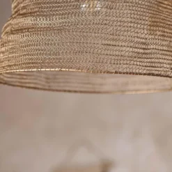 Nkuku Jatani Brass Wire Lampshade - Small Oval