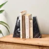 Nkuku Juda Marble Bookends