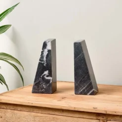 Nkuku Juda Marble Bookends