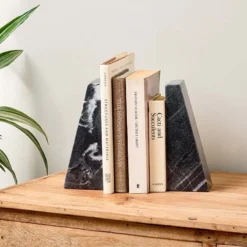 Nkuku Juda Marble Bookends