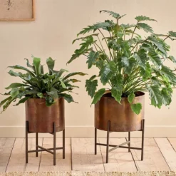 Nkuku Home Accessories Juoni Iron Planter