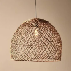 Nkuku Kaithur Rattan Dome Lampshade - Large