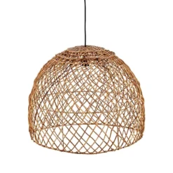 Nkuku Kaithur Rattan Dome Lampshade - Large