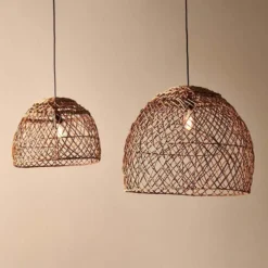 Nkuku Kaithur Rattan Dome Lampshade - Small New Arrivals